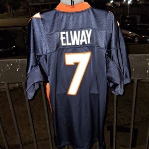 Vintage Reebok John ELWAY Superbowl Denver Broncos Football Jersey Sz 60 3XL